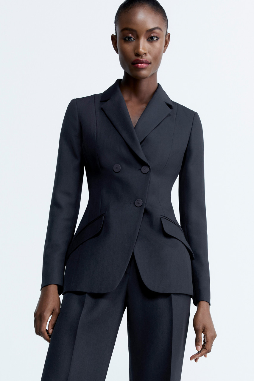 wool navy jacket