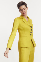 Cecille Jacket Summer Yellow Linen