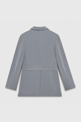 Clever Crepe Almeida Jacket Dove Grey