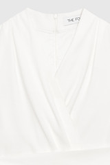 Clever Crepe Belleville Sleeveless Top Ivory