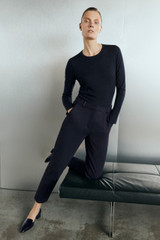 Farley Sweater Navy Merino