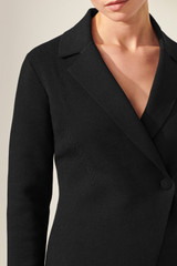 Colwyn Jacket Black Sculpt Knit