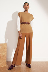 Albany Knitted Vest Camel Wool Cashmere Albany Knitted Vest Camel Wool Cashmere