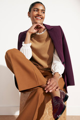 Albany Knitted Vest Camel Wool Cashmere Albany Knitted Vest Camel Wool Cashmere