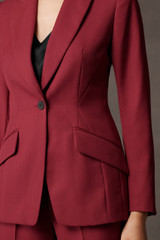 Alvescot Jacket Pomegranate Red Wool