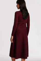 Elwood Knitted Dress Plum Merino