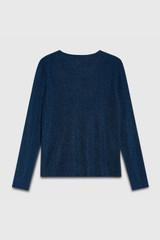 Sentiero Knitted Top Navy Metallic