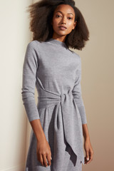 Allerton Knitted Dress Grey Merino Allerton Knitted Dress Grey Merino