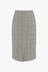 Collingham Skirt Check Spring Wool Collingham Skirt Check Spring Wool