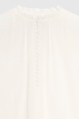 Tierney Blouse Ivory Silk