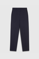 365 Pure Wool Tavira Slim-Leg Trousers Navy
