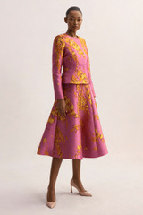 Venetia Jacket Pink Multicolour Jacquard