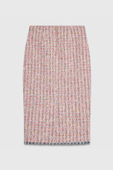 Colville Skirt Pale Pink Multicolour Tweed