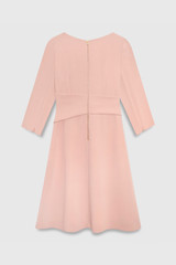 Camelot Dress Blush Pink Crepe