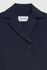 Cecille Jacket Navy Stretch Cotton