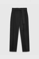 Lenola Trousers Black Stretch Cotton