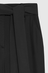 Lenola Trousers Black Stretch Cotton