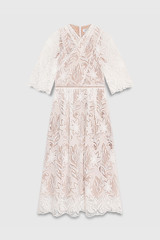 Venice Dress Ivory Cotton Broderie Anglaise