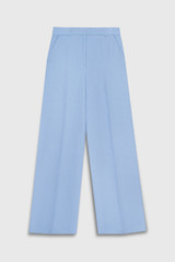 Adelaide Wide-Leg Trousers Ice Blue Linen