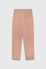 Clever Crepe Syros Tapered Trousers Light Fawn