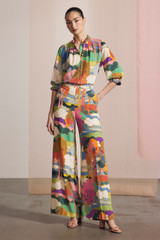 Tierney Blouse Multicolour Silk Made With Liberty Fabric