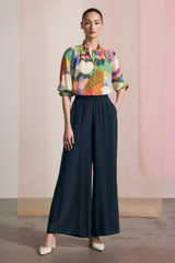 Tierney Blouse Multicolour Silk Made With Liberty Fabric