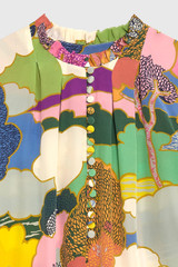 Tierney Blouse Multicolour Silk Made With Liberty Fabric