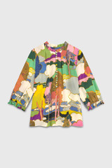 Tierney Blouse Multicolour Silk Made With Liberty Fabric