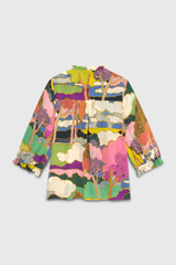 Tierney Blouse Multicolour Silk Made With Liberty Fabric
