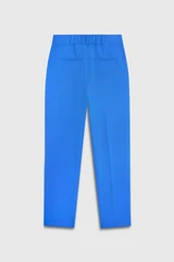 Tavira Slim-Leg Trouser Sapphire Blue Stretch Tailoring