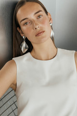 Clever Crepe Altino Top Ivory