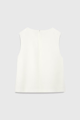 Clever Crepe Altino Top Ivory