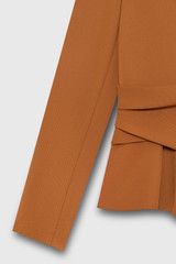 Workout Performance Belleville Top Toffee Stretch Twill