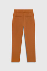 Workout Performance Slim-Leg Trousers Toffee Stretch Twill