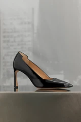 Savona Patent Leather Heels 80 Black
