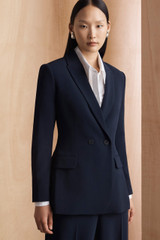 Clever Crepe Knighton Jacket Navy Clever Crepe Knighton Jacket Navy