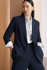 Clever Crepe Knighton Jacket Navy Clever Crepe Knighton Jacket Navy