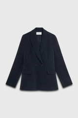 Clever Crepe Knighton Jacket Navy
