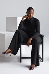 Ashby Jacket Black Sculpt Knit