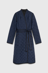 Lainston Reversible Coat Navy Quilted