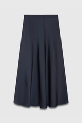 Kelmore Skirt Midnight Navy Satin Kelmore Skirt Midnight Navy Satin