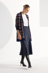 Kelmore Skirt Midnight Navy Satin