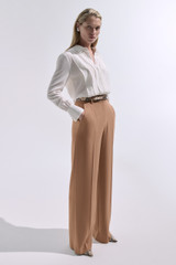 Aria Blouse Ivory Silk Aria Blouse Ivory Silk