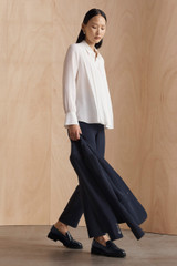 Aria Blouse Ivory Silk Aria Blouse Ivory Silk