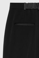 Clever Crepe Lexington Flared Trousers Black Clever Crepe Lexington Flared Trousers Black