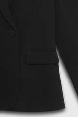 Clever Crepe Knighton Jacket Black