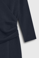 Valerio Dress Navy Sculpt Knit