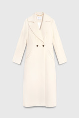 Holland Coat Ivory Wool