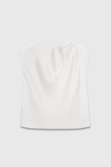 Clever Crepe Skye Blouse Ivory