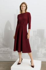 Bellaria Dress Pomegranate Red Sculpt Knit